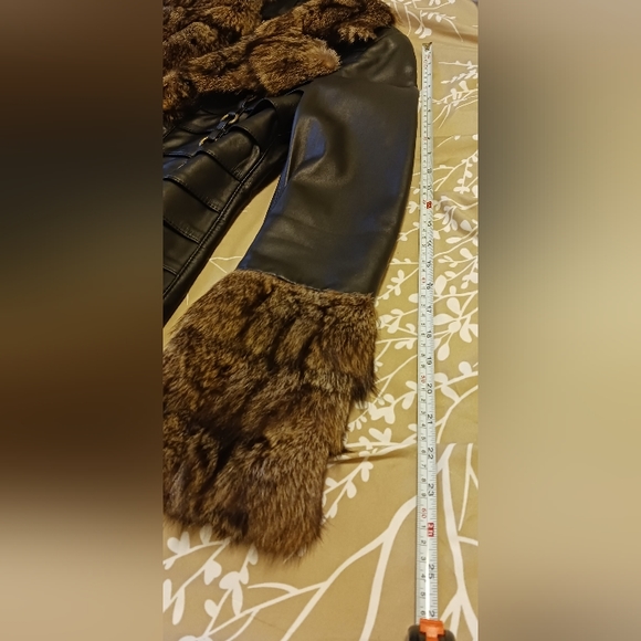 Michaela Fur leather jacket - Picture 10 of 11